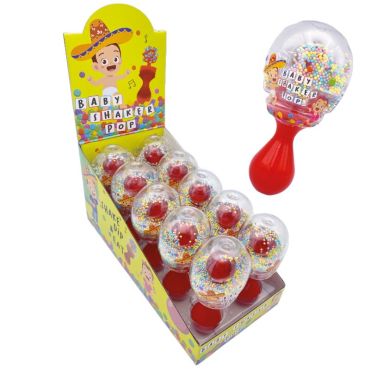 Bonbon Baby Shaker Pop en forme de maracas coloré | jourdefete.com