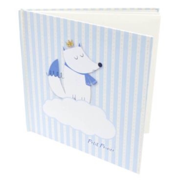 Livre d'Or - Baby Shower - Loup Bleu | jourdefete.com