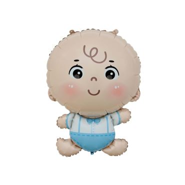 Ballon bébé garçon bleu pour baby shower | jourdefete.com