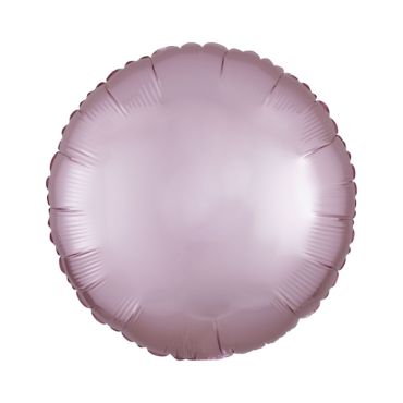 rond satin rose pastel | jourdefete.com