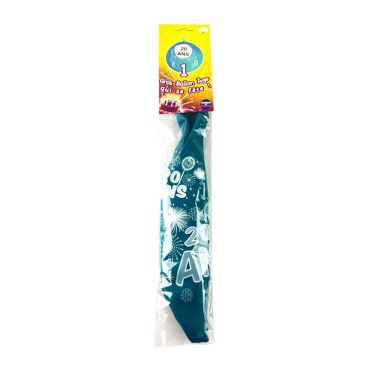 Ballon de Baudruche Géant "20 ans" 1 mètre - Turquoise