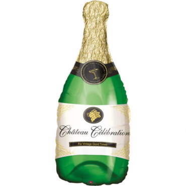 Ballon Métallique Hélium - Bouteille de Champagne