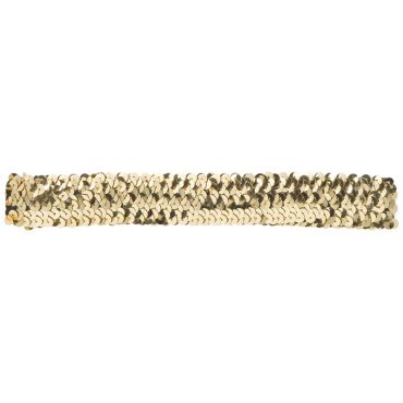 Bandeau à Sequins Or