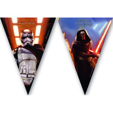 Guirlande Fanions Star Wars® VII - 2.3m Guirlande Fanions Star Wars® VII - 2.3m