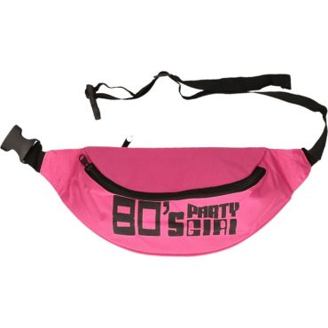 Un sac banane rose sur le thème des années 80 | jourdefete.com Un sac banane rose sur le thème des années 80 | jourdefete.com