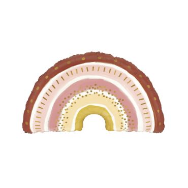 ballon arc-en-ciel boho - 91 cm
