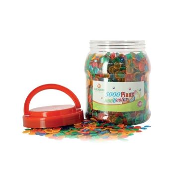 5000 Pions de Marquages pour Loto Multicolore 