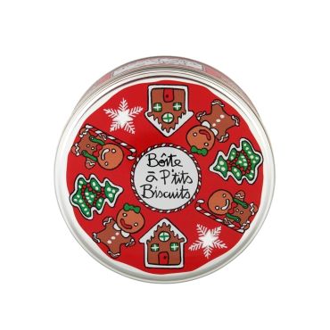 Boîte à Biscuits de Noël - Derrière La Porte