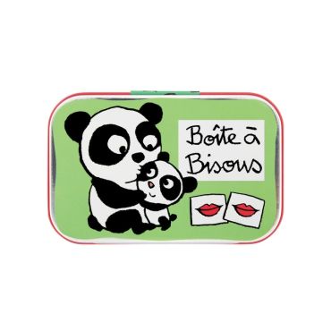 Boîte à Bisous Panda Vert - Derrière La Porte