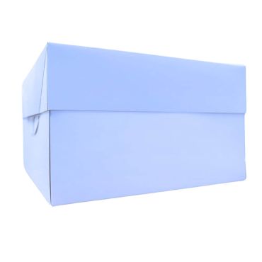 Boîte à gâteau blanche 25 x 25 x 15 cm pour pâtisseries et événements | jourdefete.com