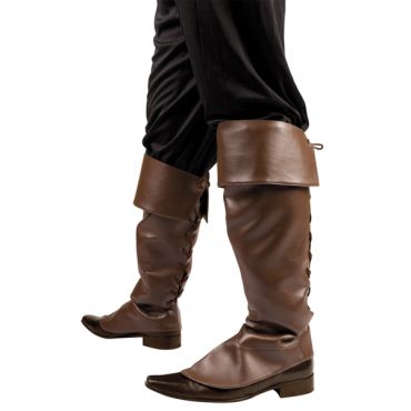 Accessoire de Déguisement Paire de Couvre-Botte Marron