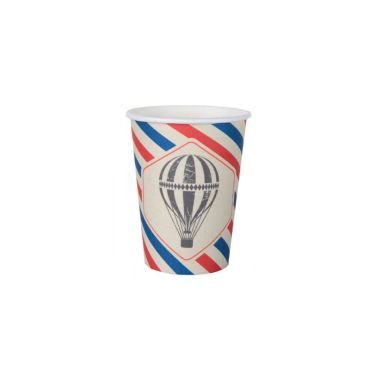 10 gobelets en carton collection bon voyage | jourdefete.com
