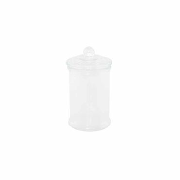 Bonbonnière en Verre avec Couvercle - 12 cm