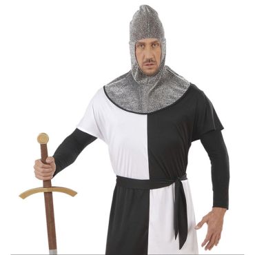Cagoule Médiévale en Cotte de Maille - Adulte
