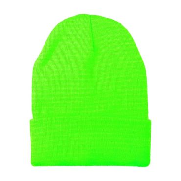 Bonnet Fluo Années 80 - Vert