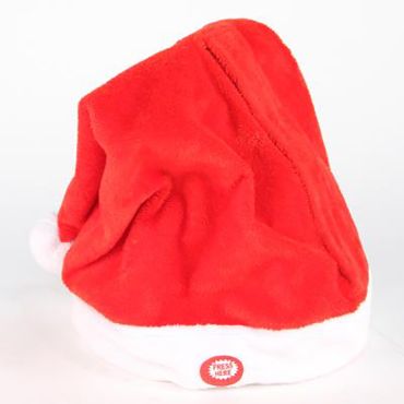 Bonnet de Noël Rocker Chantant et Dansant - Taille Adulte Bonnet de Noël Rocker Chantant et Dansant - Taille Adulte