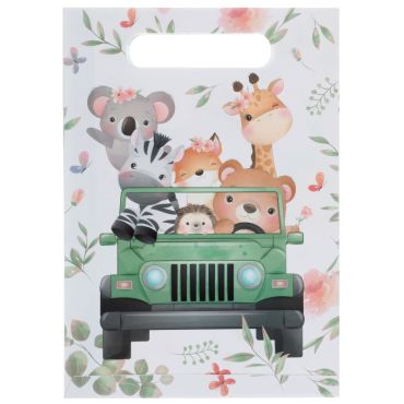 Lot de 10 sacs cadeaux - Explorateur | jourdefete.com Lot de 10 sacs cadeaux - Explorateur | jourdefete.com