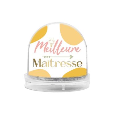 Boule à neige - Meilleure Maîtresse | jourdefete.com