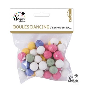 Boules à sarbacane multicolores pour lancer festif | jourdefete.com