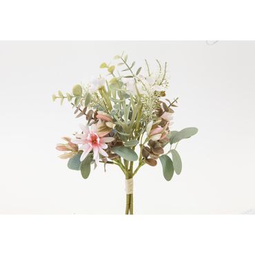 Bouquet de calycanthes, d'eucalyptus et de cornes d’élan artificiel, déco champêtre | jourdefete.com