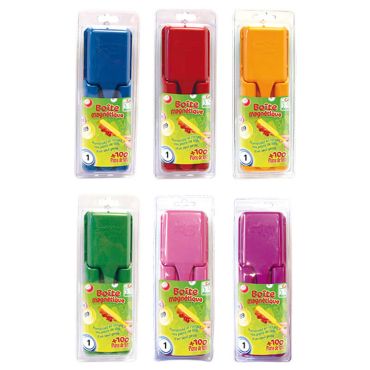 Boîte Magnétique + 100 Pions de Loto - Coloris au choix