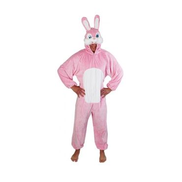 Déguisement Lapin Rose en Peluche Ado