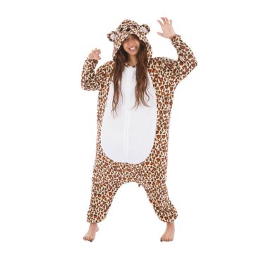 Déguisement Kigurumi Léopard en peluche