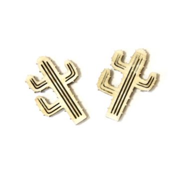 Décoration de Table - 10 Cactus en Bois Brut | jourdefete.com