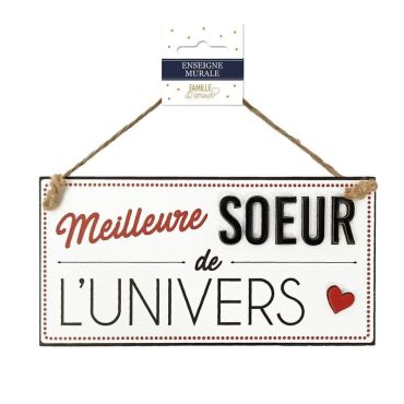 plaque en bois meilleure sœur de l'univers | jourdefete.com plaque en bois meilleure sœur de l'univers | jourdefete.com