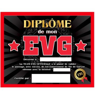 diplome-enterrement-garçon,evg | jourdefete.com