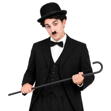 Canne noire de 80 cm accessoire de déguisement pour costume de Charlie Chaplin | jourdefete.com Canne noire de 80 cm accessoire de déguisement pour costume de Charlie Chaplin | jourdefete.com