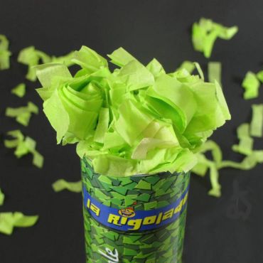 Canon Air Comprimé à Confettis Vert Tilleul - Grand Modèle (60cm)
