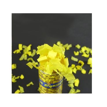 Canon Air Comprimé à Confettis Jaune - Petit Modèle (30cm)