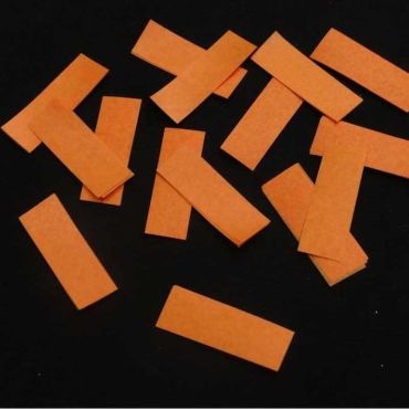 Canon Air Comprimé à Confettis Orange - Petit Modèle (30cm)