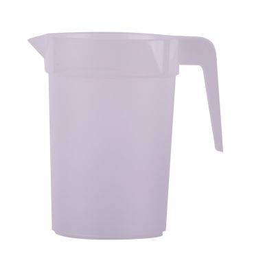Carafe en plastique transparente 1 litre avec anse pratique | jourdefete.com