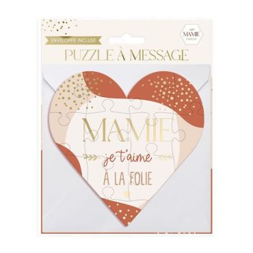 Un joli puzzle affectif à offrir à votre mamie | jourdefete.com