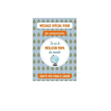 carte a gratter papa ou maman anniversaire | jourdefete.com