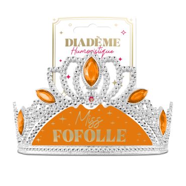 Diadème "Miss" humour au choix – accessoire de fête original pour EVJF, anniversaire ou soirée entre filles | jourdefete.com Diadème "Miss" humour au choix – accessoire de fête original pour EVJF, anniversaire ou soirée entre filles | jourdefete.com