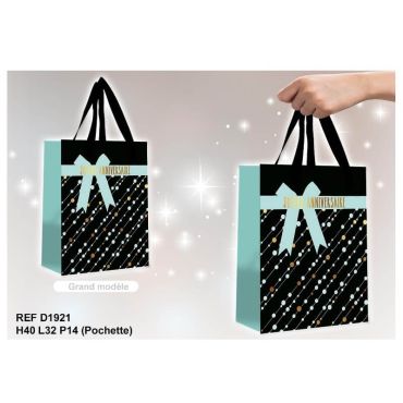Pochette Cadeau "Joyeux Anniversaire" - Grand Modèle