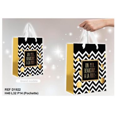 Pochette Cadeau "A la Folie" - Grand Modèle