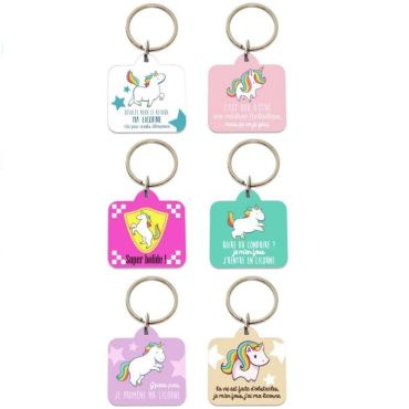 Porte-Clés Licorne - Modèle au Choix