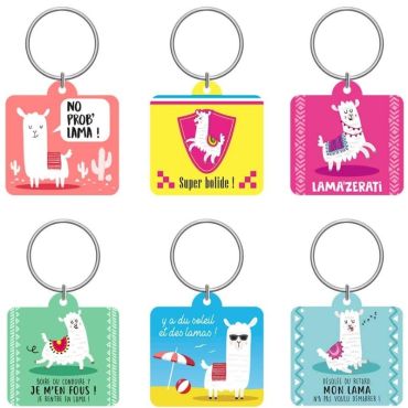 Porte-Clés Lama - Modèle au choix