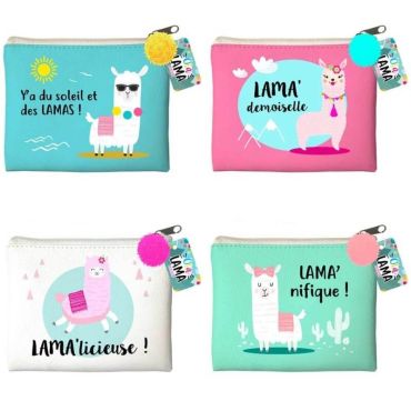 Porte-Monnaie Lama - Modèle au Choix