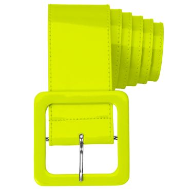 Une ceinture jaune fluo en polyester pour vos fêtes | jourdefete.com