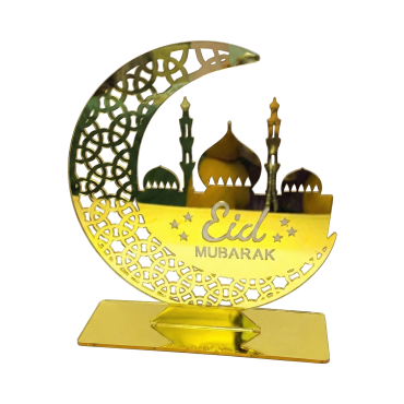 Décoration de table Eid Mubarak lune et mosquée | jourdefete.com Décoration de table Eid Mubarak lune et mosquée | jourdefete.com