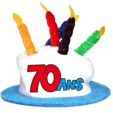 Chapeau d'Anniversaire - 70 Ans