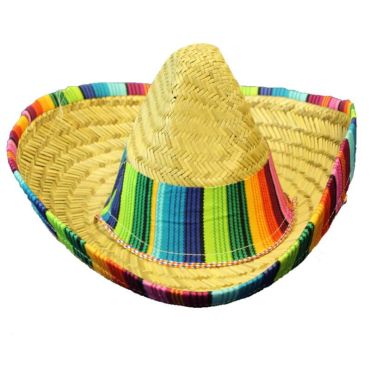 chapeau sombrero pour adulte multicolore | jourdefete.com