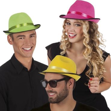 Chapeau fluo en feutre Ricci - Couleur Aléatoire | jourdefete.com Chapeau fluo en feutre Ricci - Couleur Aléatoire | jourdefete.com