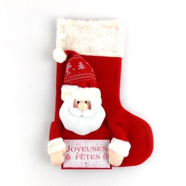 Chaussette de Noël Géante - Père Noël Chaussette de Noël Géante - Père Noël