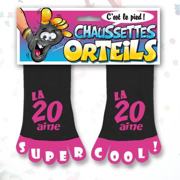 Chaussette à Orteil 20 Aine Rose Chaussette à Orteil 20 Aine Rose